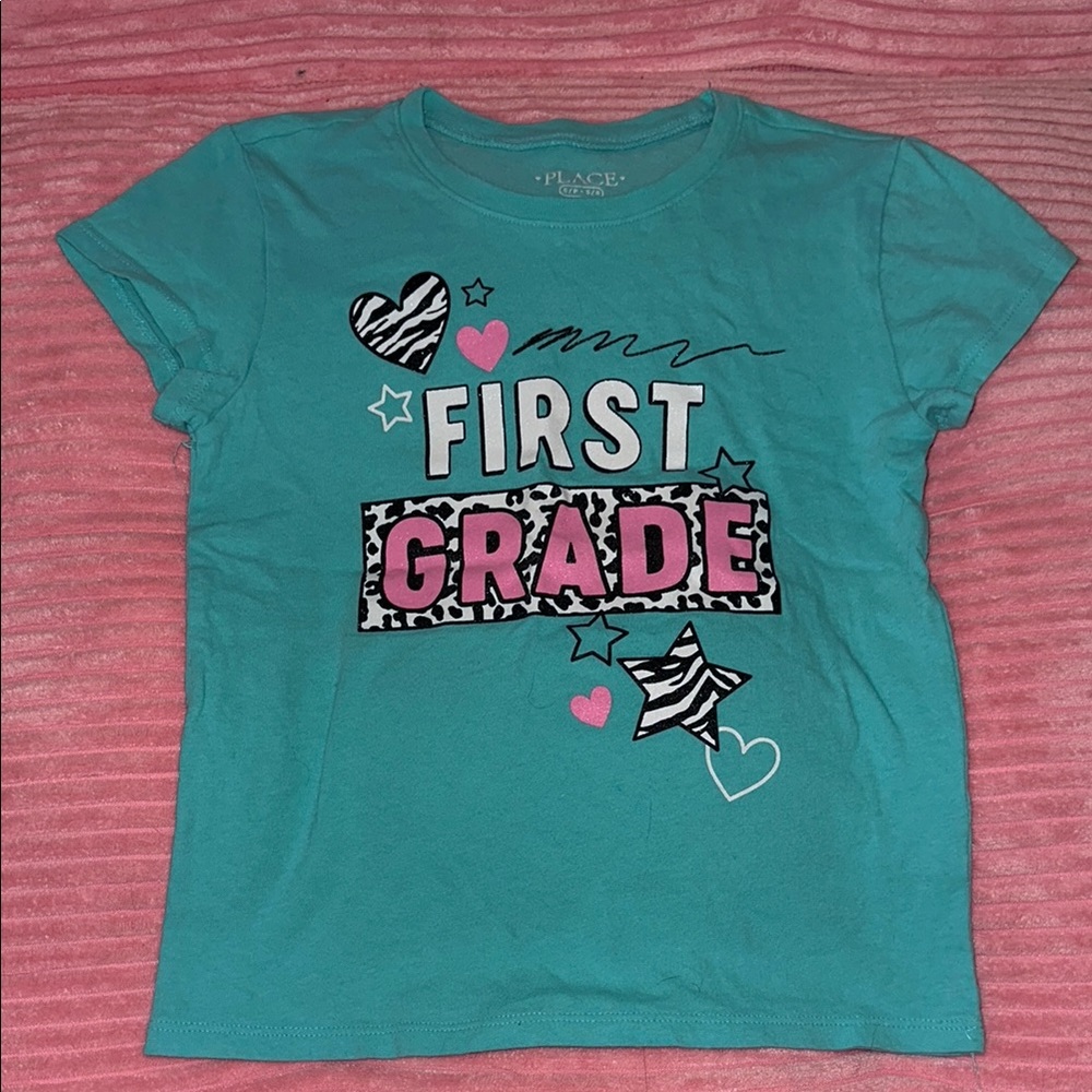 The Children's Place Blue Short Sleeve Tees Casual Collection
